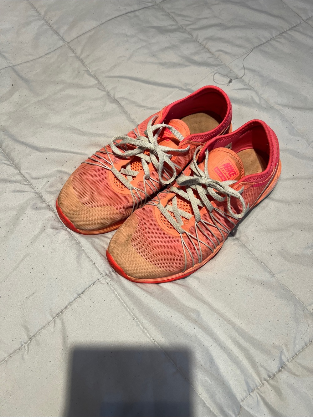 Nike Women’s Coral-Orange Training Shoes